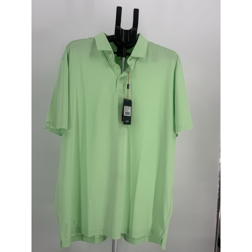 Donald Ross Sports Polo Shirt XXL Green Golf Performance‎ MIAMI LAKES CLUB LOGO